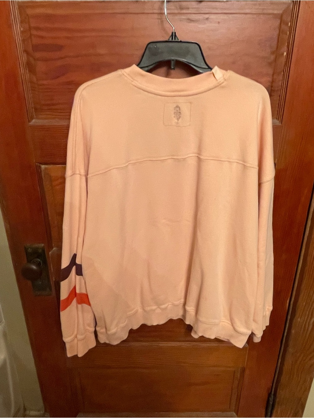 Free People FP Movement All Star Buti Logo Pullover peach pastel combo - - Picture 5 of 8